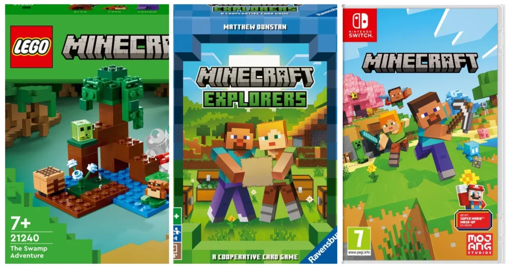 Minecraft cadeaus voor jongens